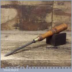 Vintage Thomas Ibbotson & Co. 1/4” Wood Carving Gouge Chisel - Fully Refurbished