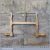 Vintage Beechwood Bow Saw Probably By Marples - Good Condition