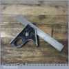Vintage J Rabone No: 1901 Cast Steel Adjustable Combination Square - Fully Refurbished