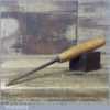 Vintage Stormont Carpenter’s 1/4” Incannel Gouge Chisel - Sharpened Honed