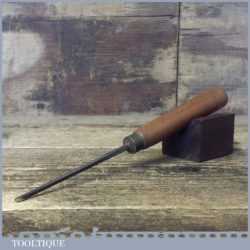 Vintage S.J. Addis 1/8” Straight Woodcarving Veiner Gouge - Fully Refurbished