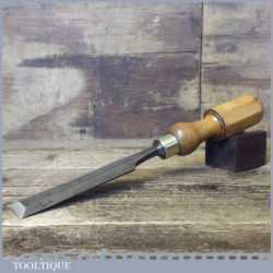 Vintage Robert Sorby Carpenter’s 1 ¼” Bevel Edge Chisel - Sharpened Honed