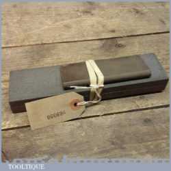 Vintage Norton India Oil stone In Original Box - Sharpening Tool