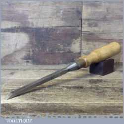 Vintage I. Sorby Carpenter’s 3/8” Heavy Duty Flat Firmer Chisel - Fully Refurbished