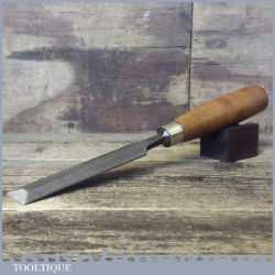 Vintage W Marples Carpenter’s 1 ¼” Bevel Edge Chisel - Sharpened Honed