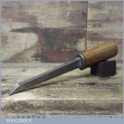 Vintage E. Audus Carpenter’s 3/8” Cast Steel Mortice Chisel - Sharpened