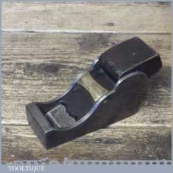 Lovely Antique Steel Chariot Plane With Ebonised Wedge - Good Condition