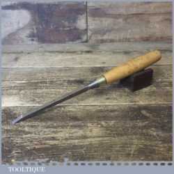 Vintage W Marples & Sons 1/4” Cast Steel Sash Mortice Chisel - Sharpened