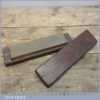 Old Vintage Medium Grit Honing Oil Stone In A Wooden Box
