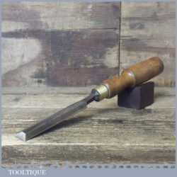 Vintage W. Marples & Sons Carpenter’s 1” Bevel Edge Chisel - Sharpened Honed