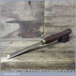 Vintage J.B.F High Speed Steel 1” Skew Oval Woodturning Chisel