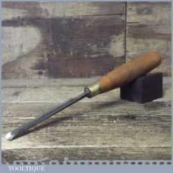 Vintage I. Sorby Carpenter’s 3/8” In Cannel Gouge Chisel - Sharpened Honed