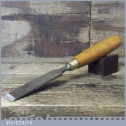 Vintage Colonel Carpenter’s 1” Firmer Chisel Boxwood Handle - Fully Refurbished