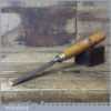 Vintage W. Marples & Sons Carpenter’s 1/2” Bevel Edge Chisel - Sharpened Honed