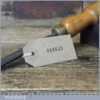 Vintage I. Sorby 9/16” Straight Wood Carving Gouge Chisel - Fully Refurbished