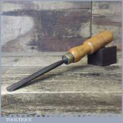 Vintage I. Sorby 9/16” Straight Wood Carving Gouge Chisel - Fully Refurbished