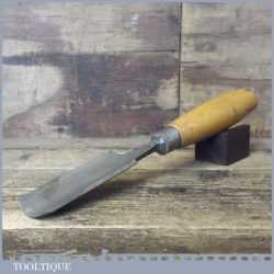 Vintage W. Marples & Sons Carpenter’s 1 ½” Gouge Chisel - Sharpened Honed