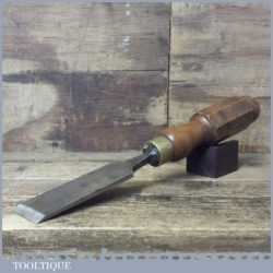 Vintage Moulson Bros Carpenter’s 1 - 11⁄16” Firmer Chisel - Fully Refurbished