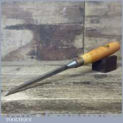 Vintage W Marples Carpenter’s 1/4” Cast Steel Sash Mortice Chisel - Sharpened