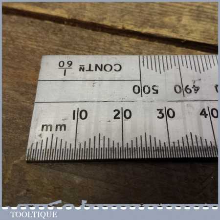 500mm Long Rabone Chesterman No: B5 Metric Contraction Ruler | Tooltique