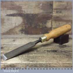 Vintage Robert I Sorby Carpenter’s 1 - 3⁄16” Firmer Chisel - Fully Refurbished