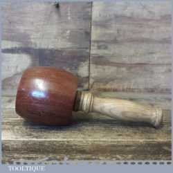 Handmade Wood Turned Old Azobé Ekki Hardwood Mallet