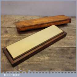 Extremely Large Natural Belgian Coticule Oil / Whet Stone Boxed - Very Rare