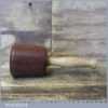 Handmade Wood Turned Old Azobé (Ekki) Hardwood Mallet Oak Handle