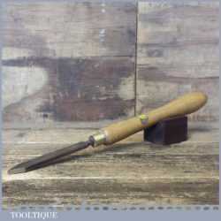 Vintage Marples 9/16” Wood Turning Parting Tool Ash Handle - Good Condition