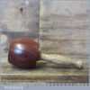 Handmade Wood Turned Old Azobé (Ekki) Hardwood Mallet Ash Handle