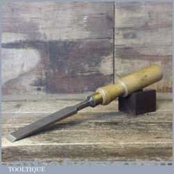 Vintage F Woodcock Carpenter’s 7/8” Firmer Chisel - Fully Refurbished