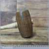 Handmade Saddlers Leatherworking Lignum Vitae Punching Mallet Ash Handle