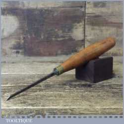 Vintage S.J. Addis Ward & Payne Wood Carver’s 1/16” Cast Steel Mortice Chisel