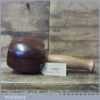 Handmade Wood Turned Old Azobé (Ekki) Hardwood Mallet London Plane Handle