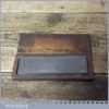 Vintage Fine Grit Natural Welsh Slate Honing Stone in Pine Box