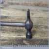 Antique Jeweller’s Cross Pein Hammer With Decorative Wooden Handle