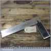Vintage Rabone Chesterman No 1908 Cast Steel 8” Calibrated Try Square