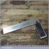 Vintage Rabone Chesterman No 1908 Cast Steel 8” Calibrated Try Square