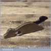 Rare Antique Miniature Steel Soled Gunmetal Rabbet Plane - Good Condition