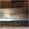 Vintage F Woodcock C & M Dated 1935 Drawknife 9 Cutting Edge - Sharpened