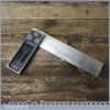 Vintage 6” Rabone Chesterman No: 1905 Cast Steel Set Square - Good Condition