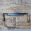 Vintage Blacksmith Made Drawknife Tilted 10 Cutting Edge - Sharpened Honed