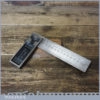 Vintage 150mm Rabone Chesterman No: 1906 Cast Steel Set Square - Good Condition