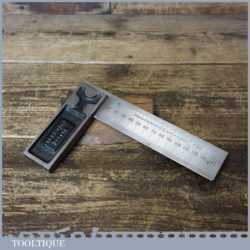 Vintage 150mm Rabone Chesterman No: 1906 Cast Steel Set Square - Good Condition