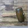 Handmade Saddler’s Leatherworking Lignum Vitae Punching Mallet Oak Handle