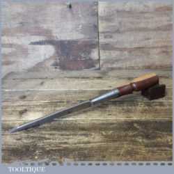 Antique P Merrill USA 1840-1858 Timber Framing 3/8” Heavy Duty Socketed Mortice Chisel