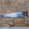 Vintage Warranted Superior 26” Rip Saw 4 ½ TPI - Refurbished Sharpened