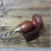 Antique 14” Archimedes Drill Beechwood Handles - Fully Refurbished