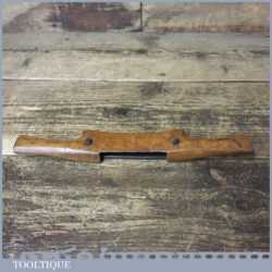 Vintage Sheffield Made Beechwood Spokeshave 3” Cutter - Good Condition