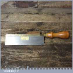 Vintage E.T. Roberts & Lee 7” Gentleman’s Brass Back Saw 14 TPI - Sharpened RIP